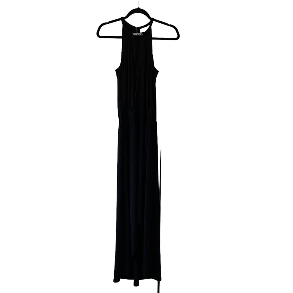 MICHAEL Michael Kors black sleeveless maxi formal dress size small